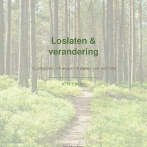 Cover van deel 2 uit de reeks Stilstaan bij jezelf: Loslaten en verandering.