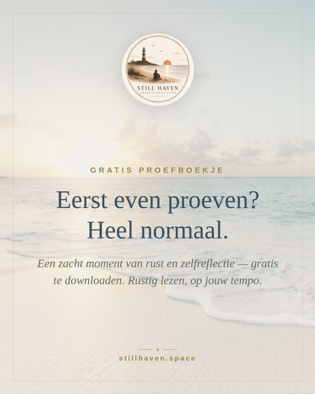 Eerst even proeven? Heel normaal