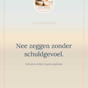 Kaart — Nee zeggen zonder schuldgevoel