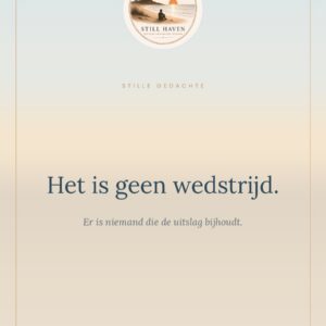 Kaart — Het is geen wedstrijd