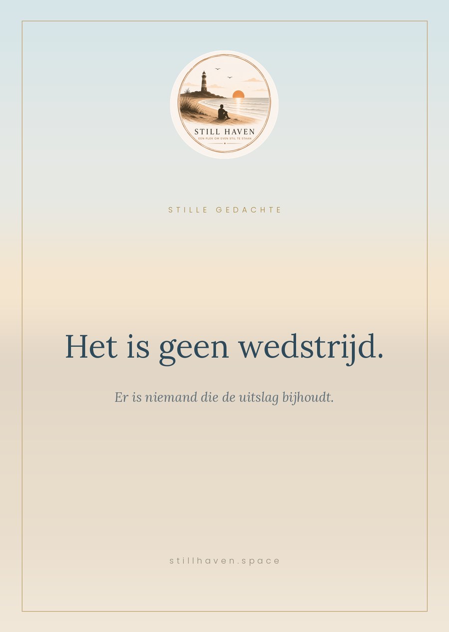 Kaart — Het is geen wedstrijd